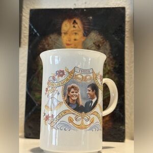 Commemorative mug Prince Andrew and‎ Sarah Ferguson Wedding Circa 1986